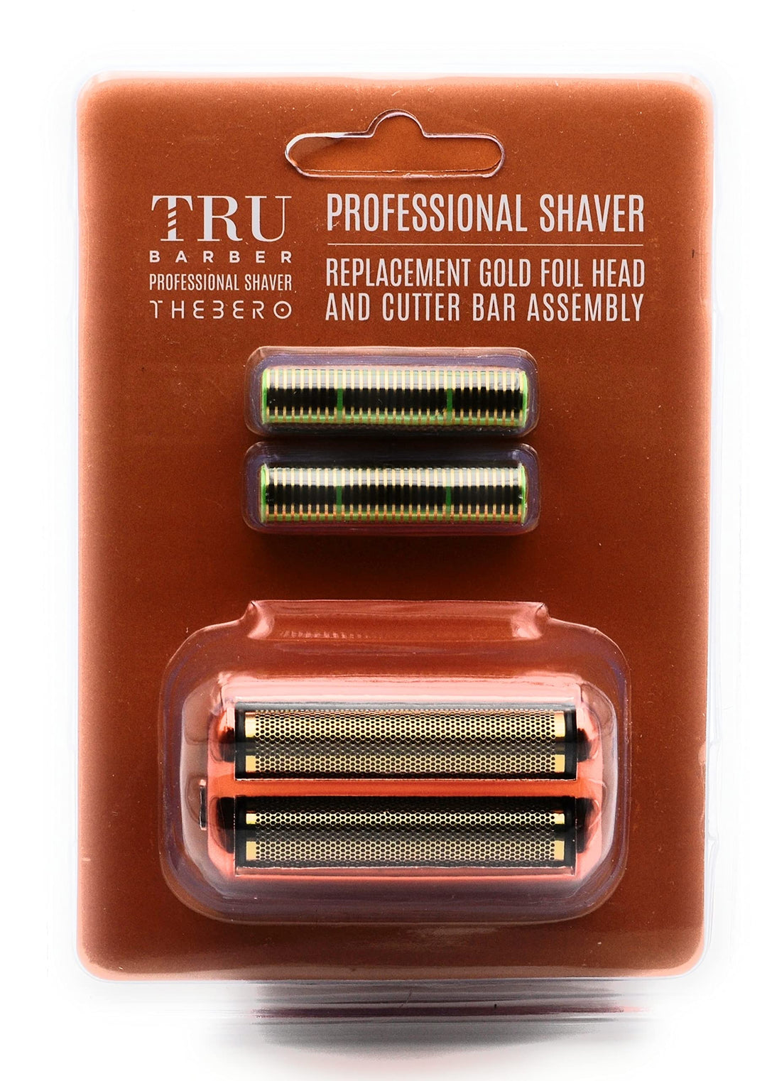 TRU BARBER - Ersatz-Folienscherkopf für TRU BARBER THEBERO 10.000 RPM Profi-Rasierer, THEBERO Folie,