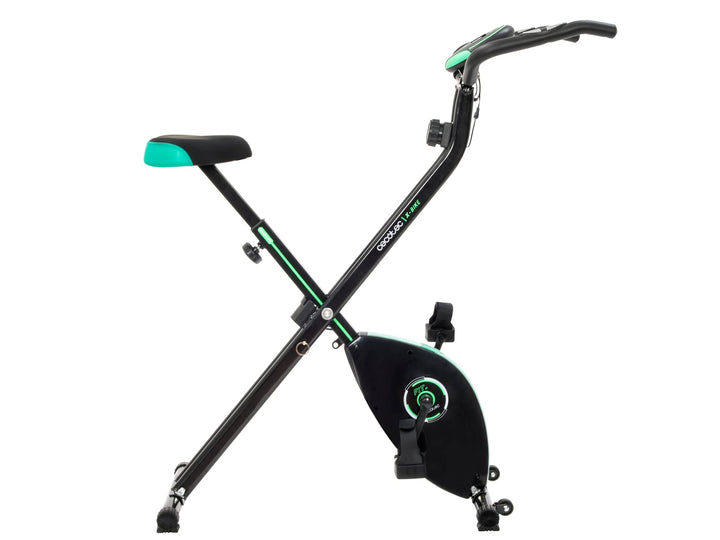 Cecotec Faltbares Heimtrainer X-Bike X. Schwungrad 2,5 kg, variabler Magnetwiderstand, 8 Stufen, Kom