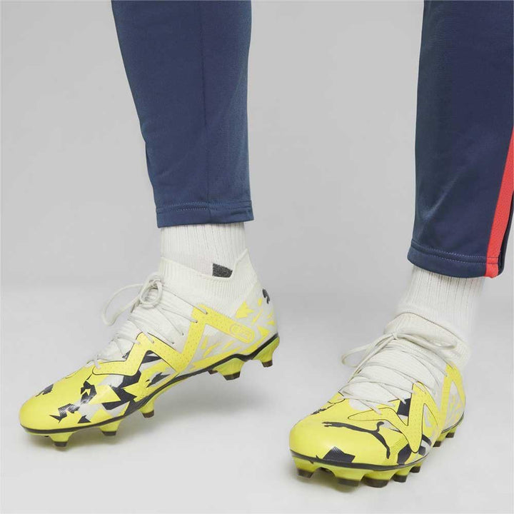 PUMA Herren Future Match Fg/Ag Fussballschuh, 42 EU Sedate Gray Asphalt Yellow Blaze