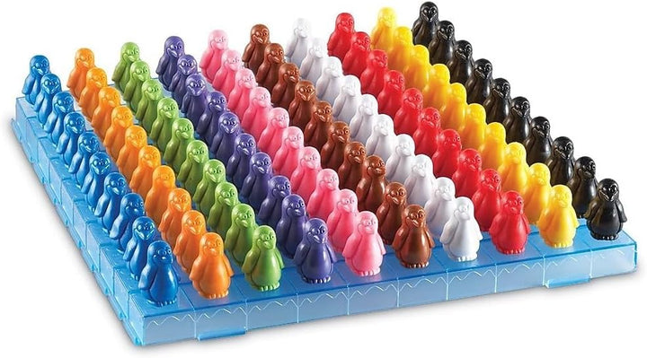 Learning Resources Penguins on Ice Mathematik-Spielset, 30 x 2.5 cm