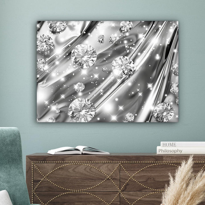 MuchoWow© Leinwand 70x50 cm Deko Schlafzimmer Aesthetic Leinwandbilder Wohnzimmer Gemälde Foto Gesch