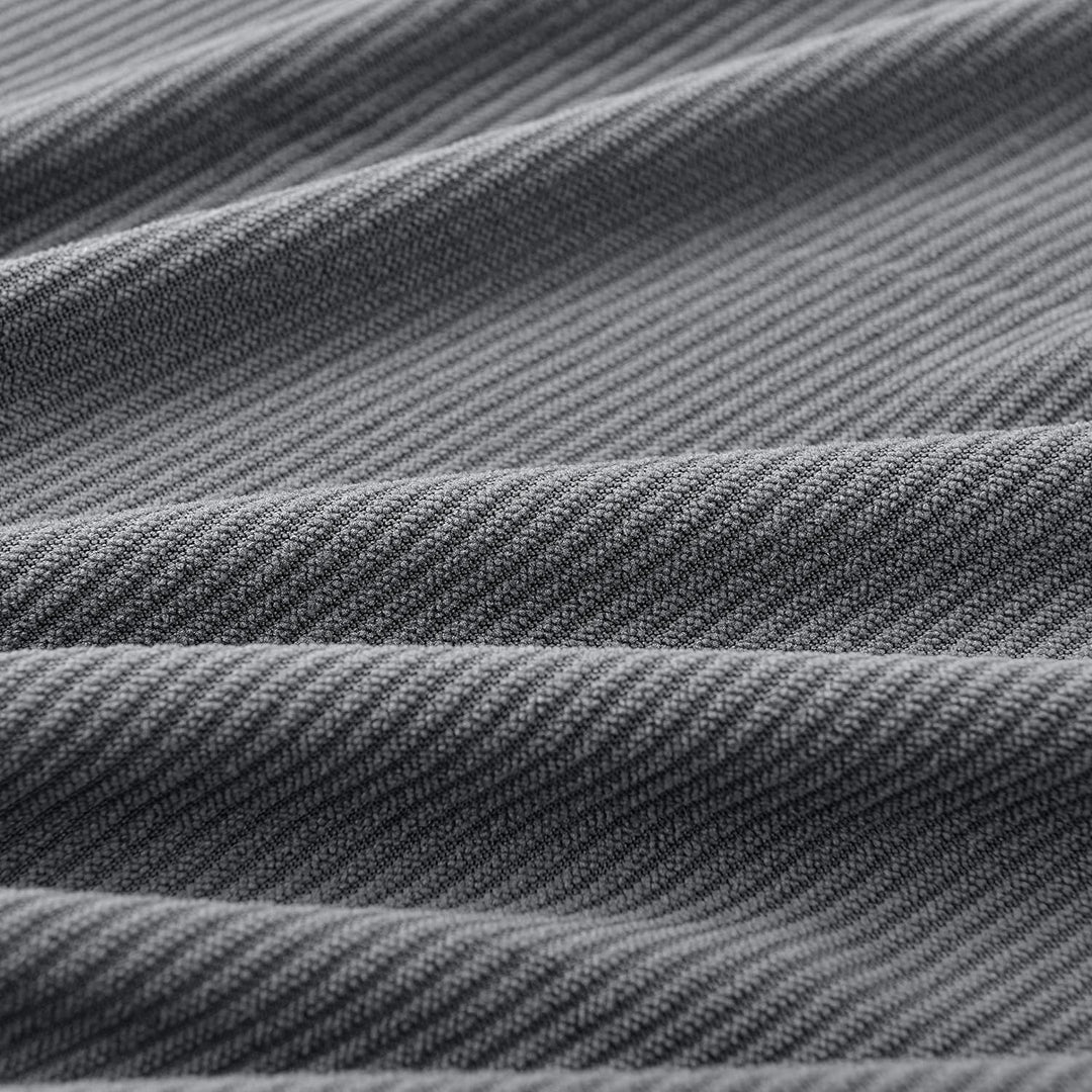 [neu.haus] 1-Sitzer Sesselbezug Dunkelgrau für Breite 70-120cm Sesselhusse Sesselüberzug Schonbezug