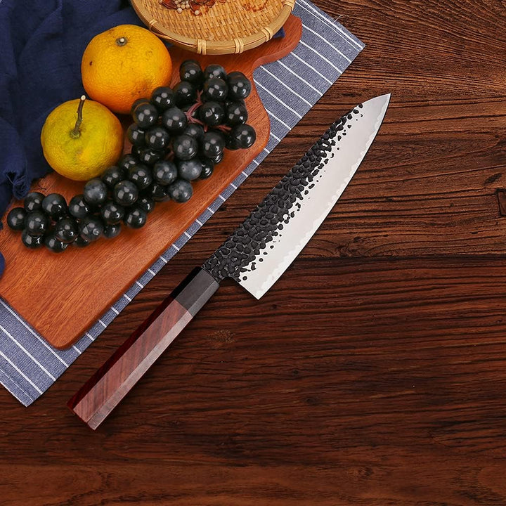 WILDMOK 20,8cm, Kochmesser 3 Schichten 9CR18MOV CLAD STAEL, geschmiedetes Gyuto -Küchenmesser mit ac