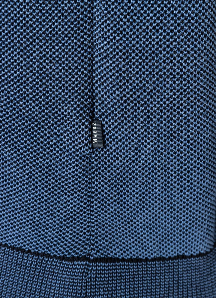 Maerz Herren Biobaumwolle Strickjacke, Blau (Blue Grape 331)