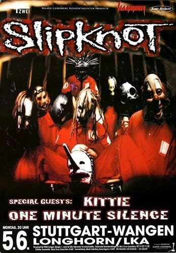 Slipknot - Disasterpieces, Stuttgart 2000 » Konzertplakat/Premium Poster | Live Konzert Veranstaltun