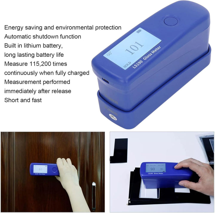 Glanzmessgerät Tragbares Glanzmessgerät Digitales Flüssigkristall-Glanzmessgerät Geeignet für die Ch