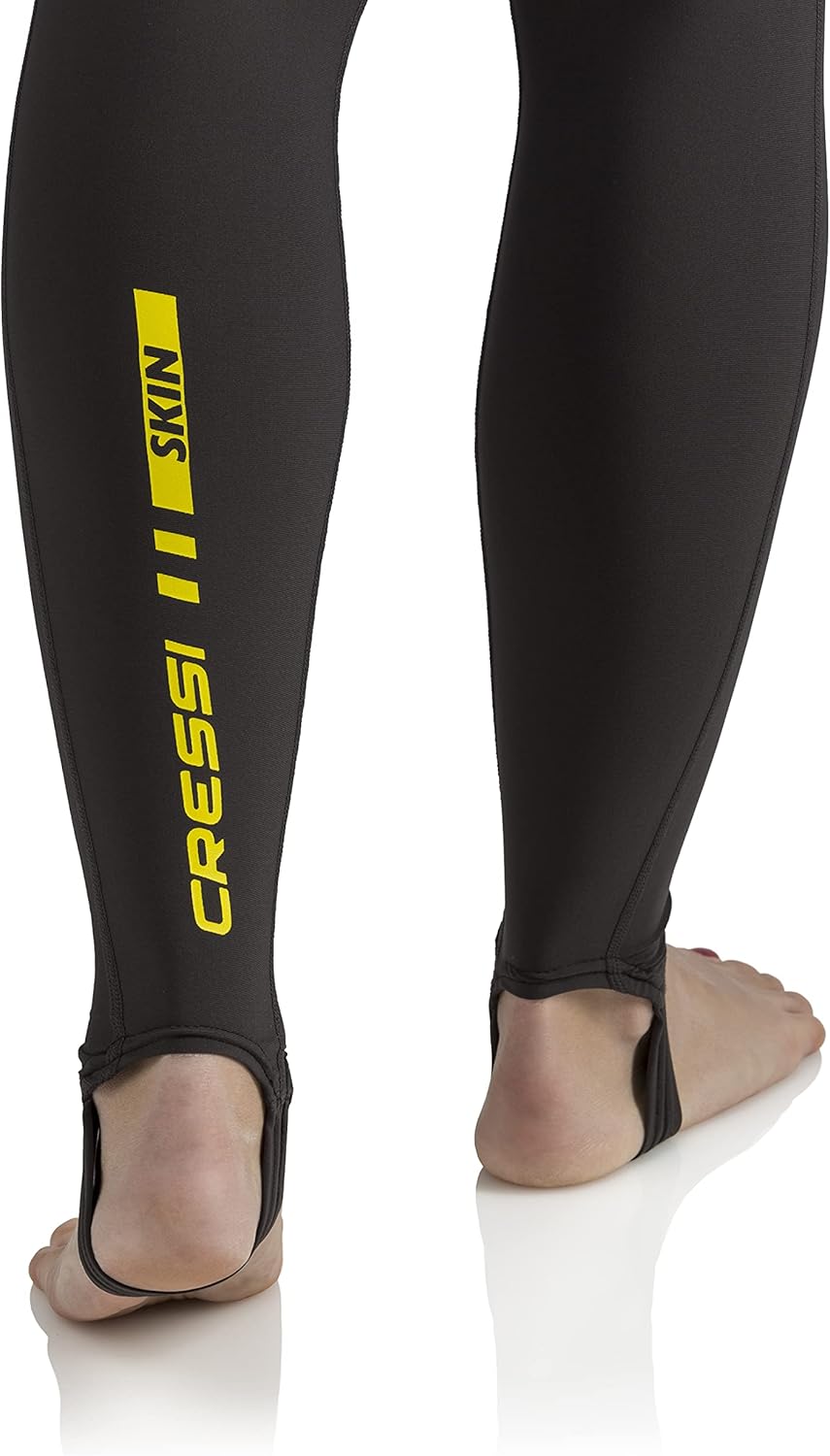 Cressi Skin 1mm (Black-Yellow) [M], Black/Yellow, Medium