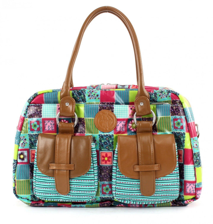 Lässig Vintage Metro Bag Flower Quilt, Flower Quilt