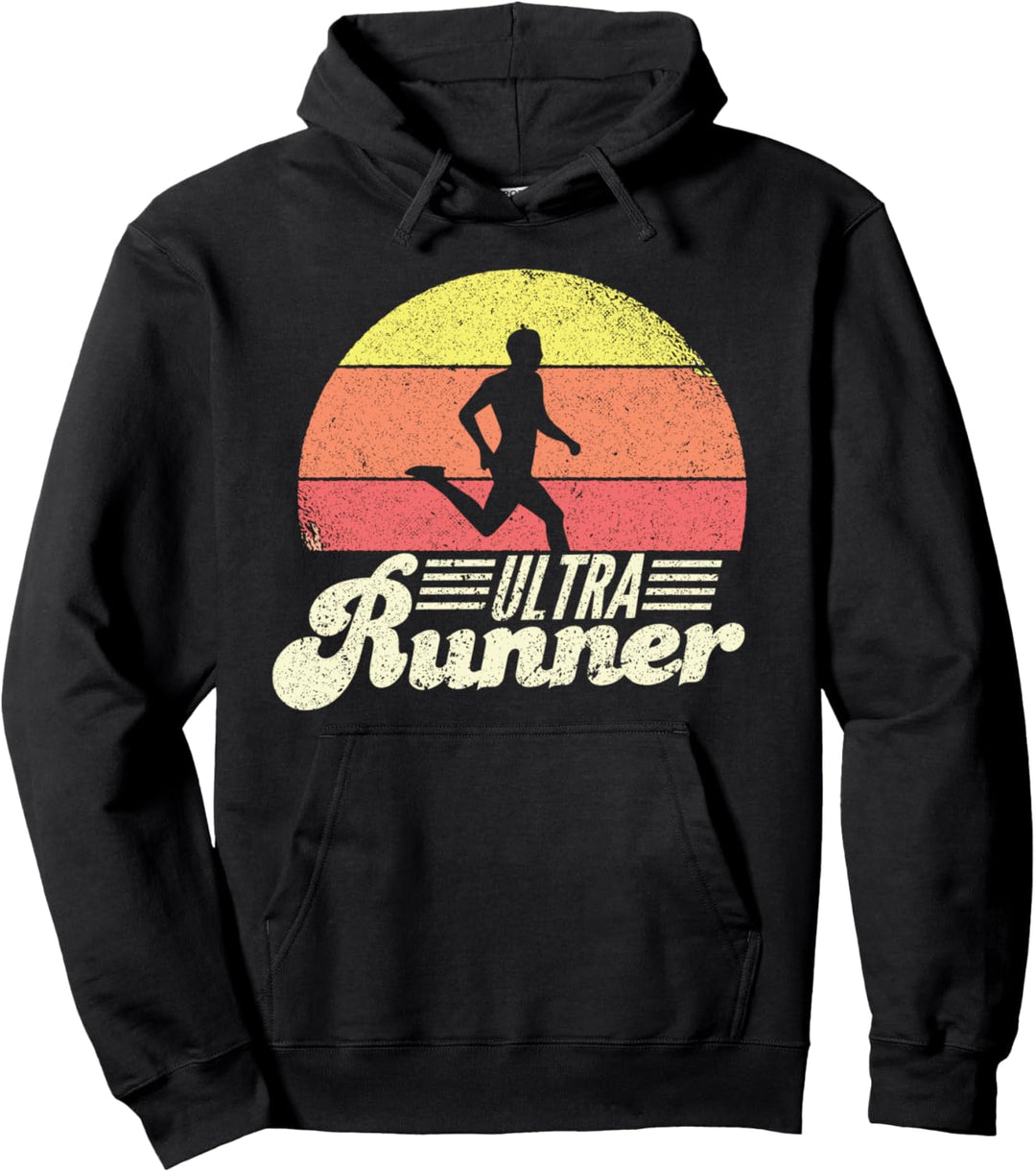 Ultra Runner Classic Retro Vintage UltraMarathon Pullover Hoodie