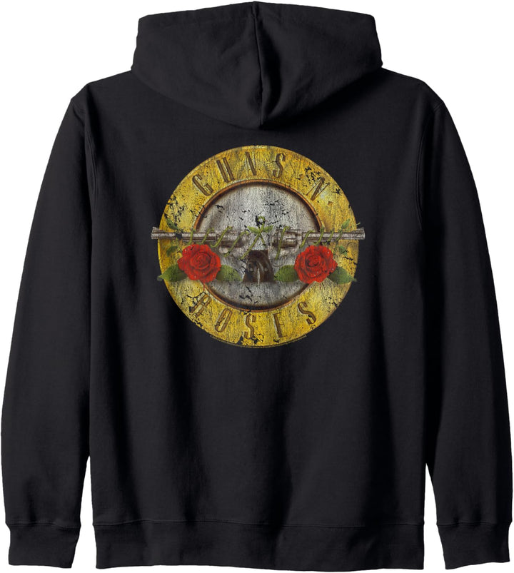 Guns 'n' Roses Vintage Bullet Logo Rock Music Band Kapuzenjacke