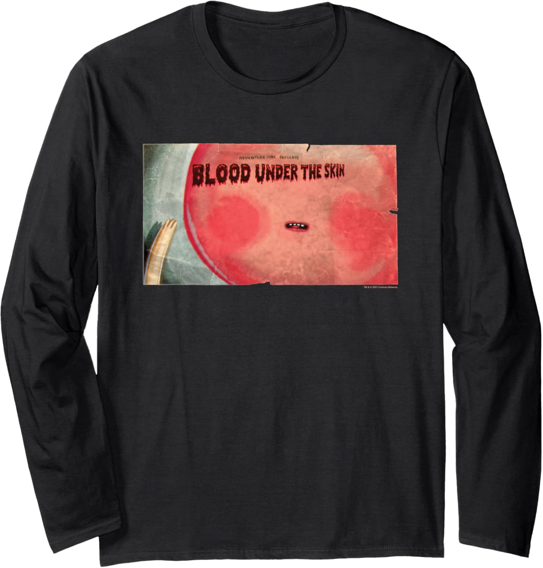 Adventure Time Blood Under the Skin Card Langarmshirt