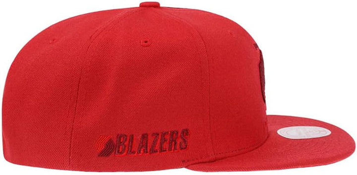 Mitchell & Ness Portland Trail Blazers Red Hardwood Classic Snapback Cap