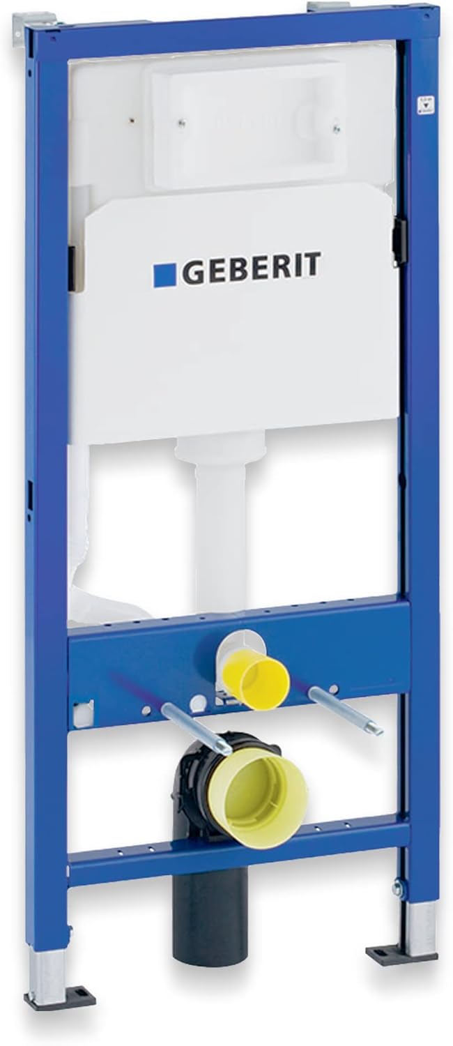 KOLMAN WC Set: Geberit Duofix Basic UP 100 Vorwandelement + Wand-WC New City CleanOn Weiss + Drücker