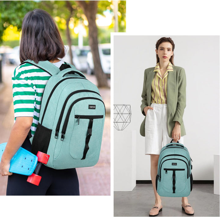 YAMTION Schultasche Herren und Damen,Unisex Schulrucksack Mädchen Teenager für Jungen Laptop Rucksac