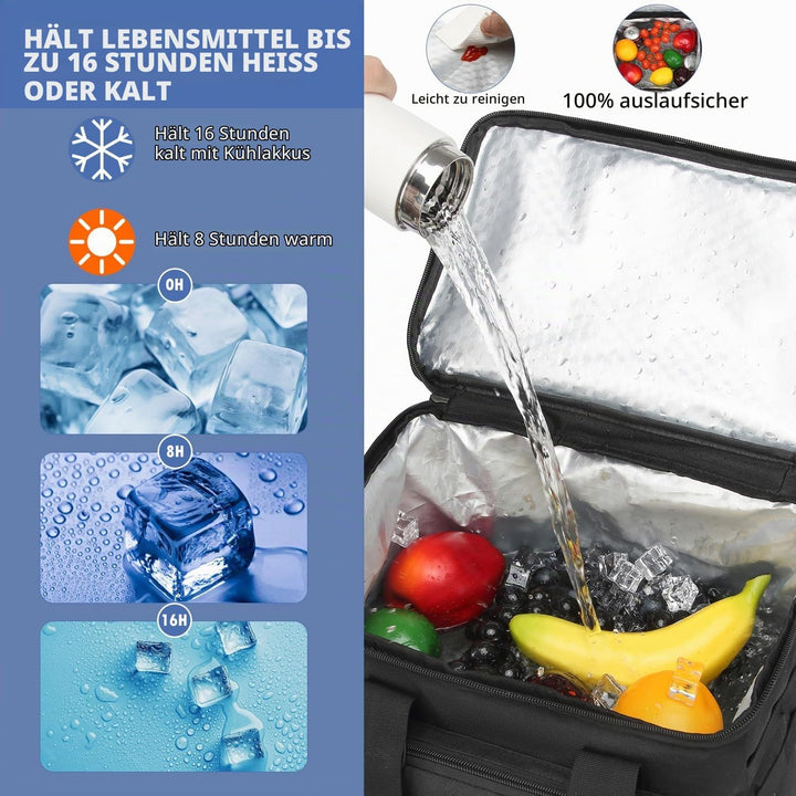 Kühltasche 42 Dosen grosser Kühlrucksack Taktische isolierte Lunchtasche Picknicktasche für Strand,
