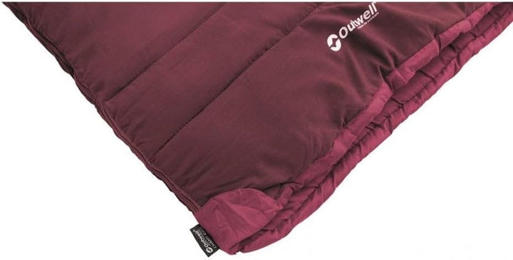 Outwell Jungen Champ Schlafsack, Dunkelrot, One Size