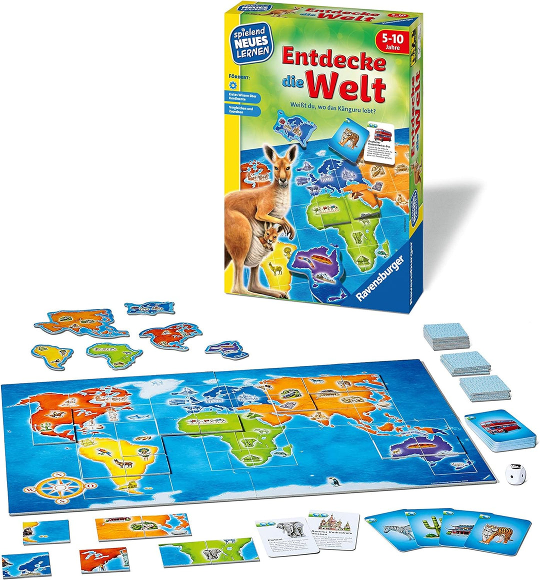 Ravensburger 25042 - Logi-Geister - Spielen und Lernen für Kinder 24990 - Entdecke die Welt - Spiele