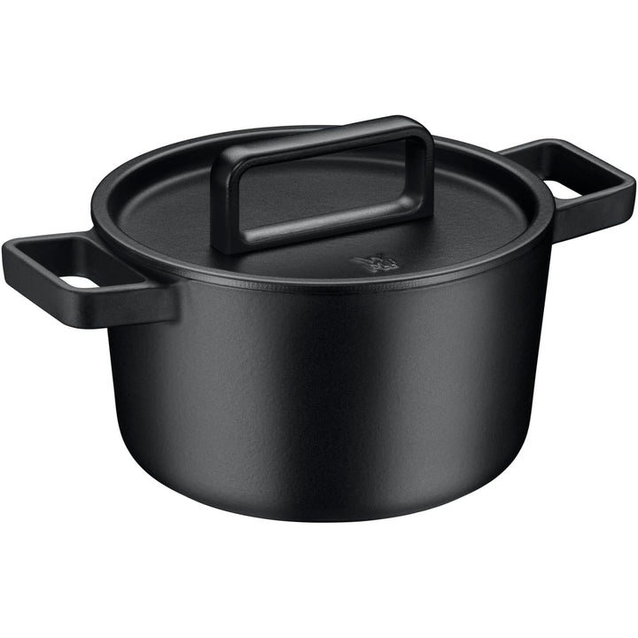 WMF Flavour Bräter 22 cm, Gusseisen Bräter Induktion, Gusseisen-Kochgeschirr, emailliert, Gusseisen