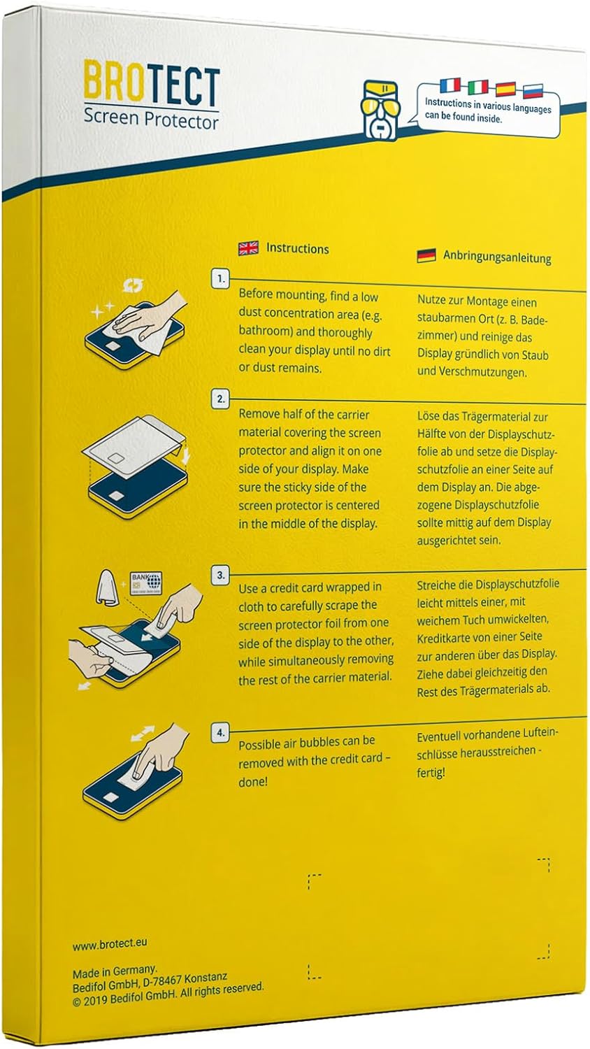 BROTECT Entspiegelungs-Schutzfolie für HP OmniBook 5 14 Matte Displayschutz-Folie, Anti-Reflex, Anti