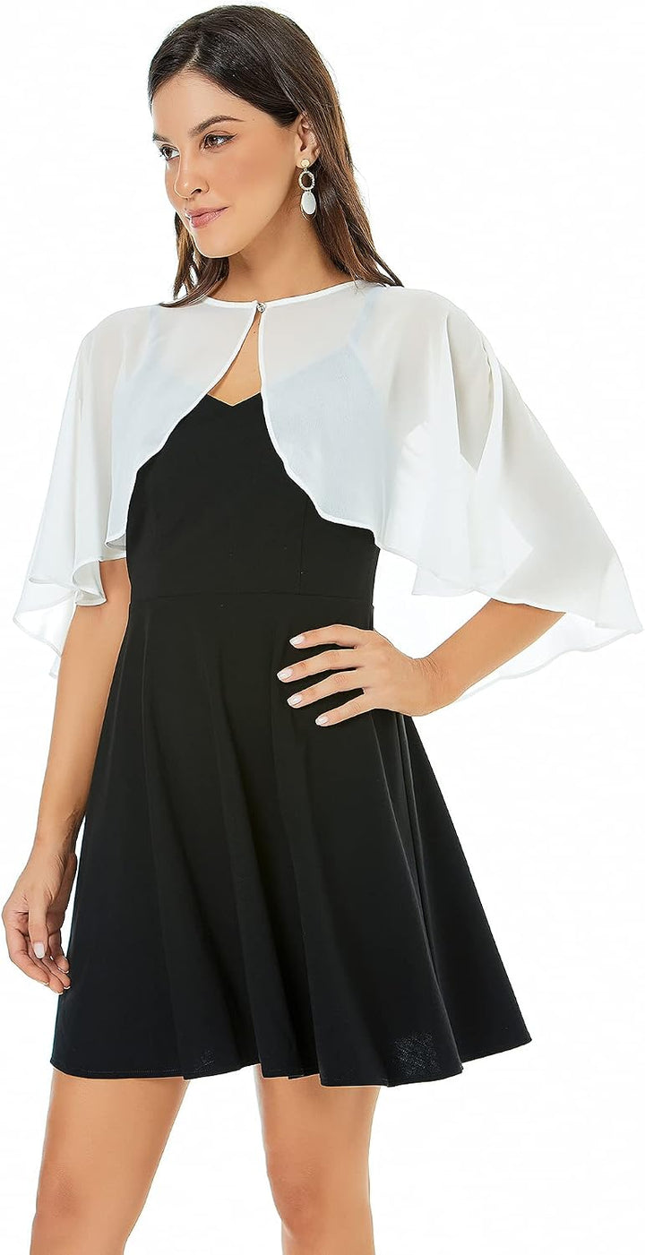Damen No Classic Einheitsgrösse Chiffon, elfenbeinfarben, Einheitsgrösse Chiffon, elfenbeinfarben