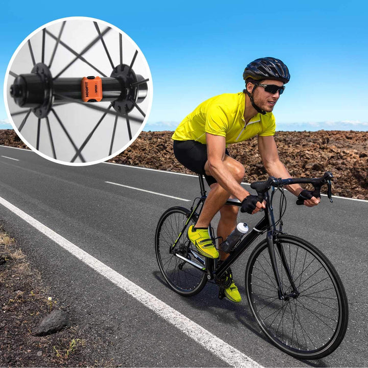moofit Geschwindigkeitssensor und Trittfrequenzsensor, Bluetooth &amp; ANT+ Kabelloser Geschwindigkeits,