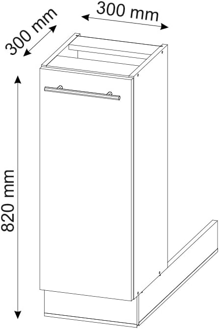 Vicco Kücheninsel Fame-Line, Grün-Gold Landhaus/Weiss, 30 cm ohne Arbeitsplatte Grün-gold Landhaus R