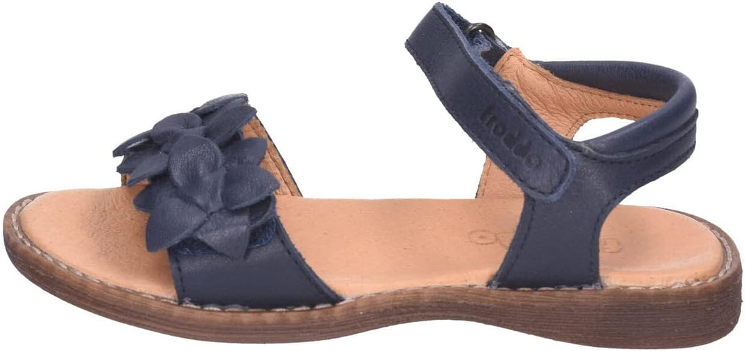 Froddo LORE Flowers G3150228-16 Mädchen Sandalette 27 EU Dunkelblau, 27 EU Dunkelblau