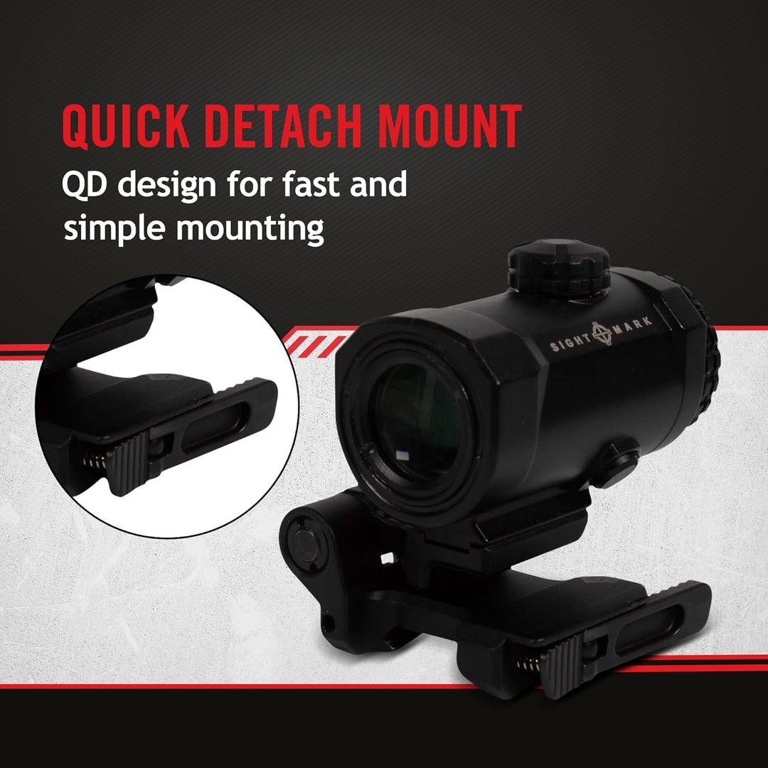 SIGHTMARK® XTM-3 Magnifier mit LQD Flip to Side Montage