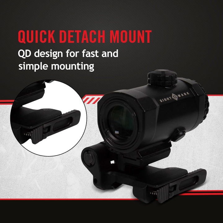 SIGHTMARK® XTM-3 Magnifier mit LQD Flip to Side Montage