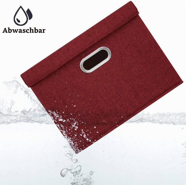 TYEERS Aufbewahrungsbox mit Deckel Gross, Stoff, Faltbare, Waschbare, Kisten Aufbewahrung mit Deckel