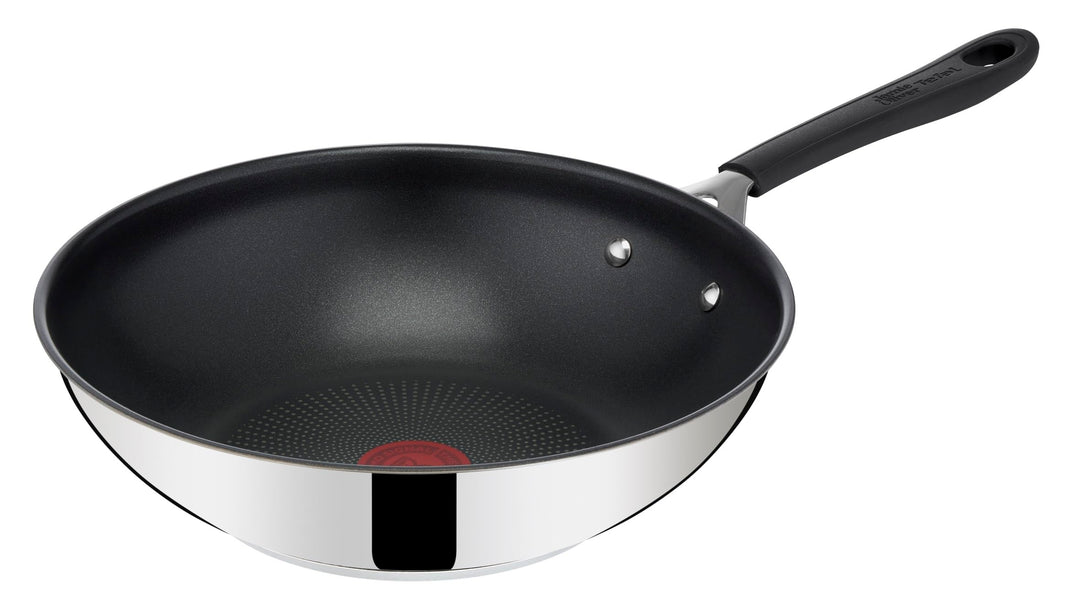 Tefal Jamie Oliver Home Cook Wok aus Edelstahl, antihaftbeschichtet, 28 cm, Induktion