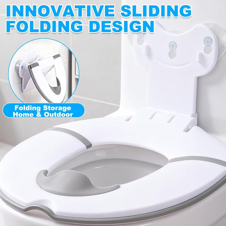 Faltbarer Toilettensitz Kinder, Kinder Toilettensitz, Tragbarer WC Sitz Kinder, Universal Klositz fü
