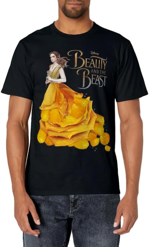 Disney Beauty & The Beast Belle Golden Dress Graphic T-Shirt