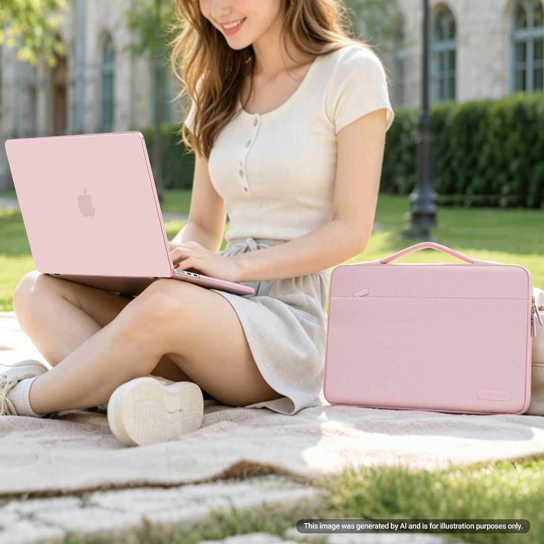 MOSISO Kompatibel mit MacBook Air 15 Zoll Hülle 2025 2024 2023 M4 M3 M2 A3241 A3114 A2941, Kunststof