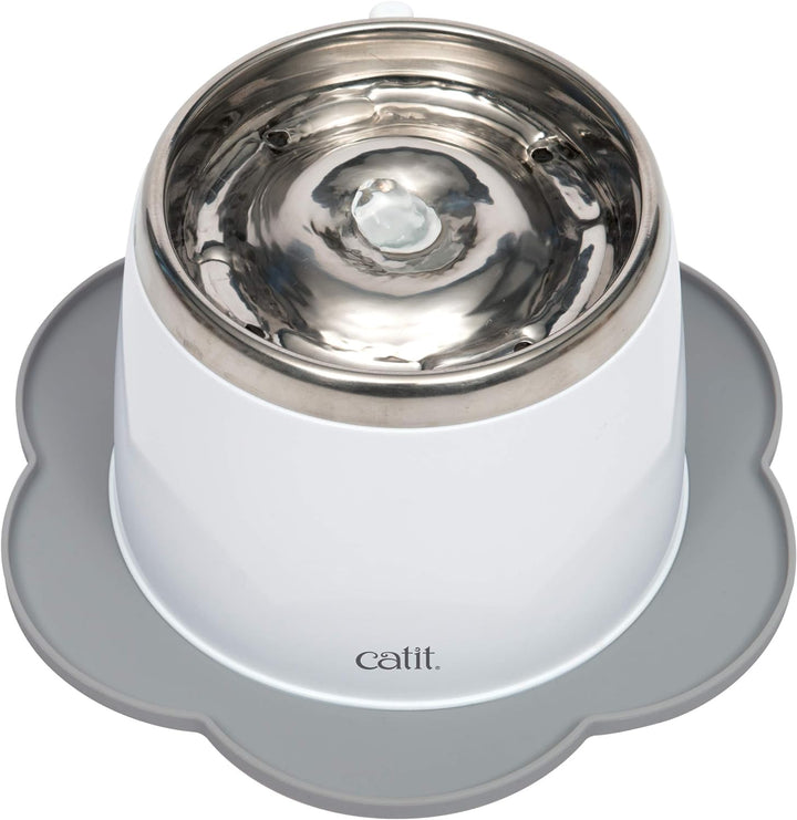 Catit Triple Action Filter, 3fach wirksamer Ersatzfilter, Trinkbrunnenfilter, 5er Pack &amp; Silikonmatt