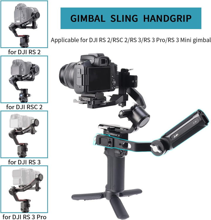 FOTGA Sling Handgriff Handgrip Grip für DJI RS2/RSC2/RS3/RS3 Pro/RS3 Mini Gimbal Handheld Stabilizer