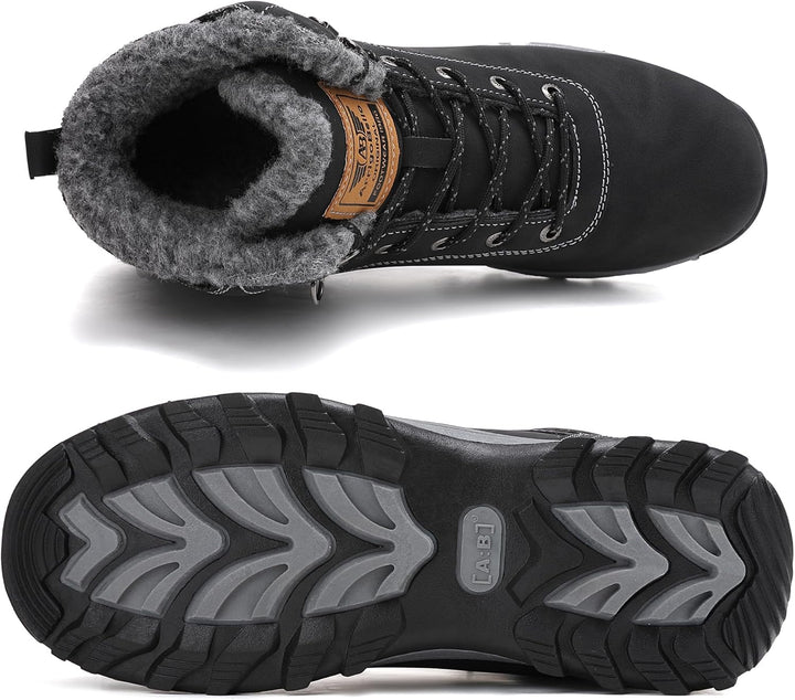 ARRIGO BELLO Winterschuhe Damen Herren Gefüttert Winterstiefel Unisex Rutschfest Schneestiefel Wärme