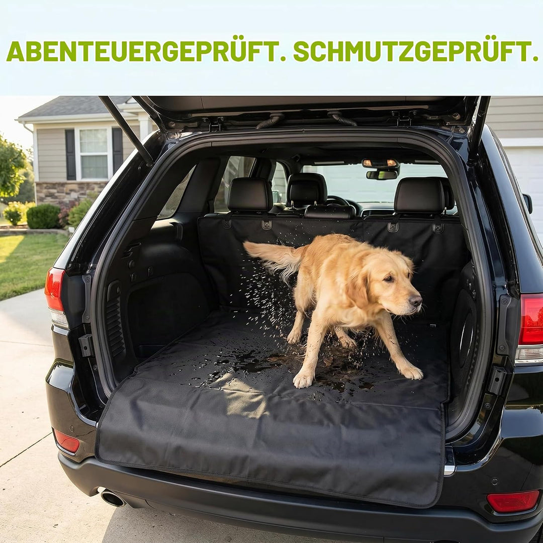 bonamico Kofferraum Schutzmatte - Hundedecke &amp; Antirutschmatte mit Seitenschutz - Auto Kofferraumsch