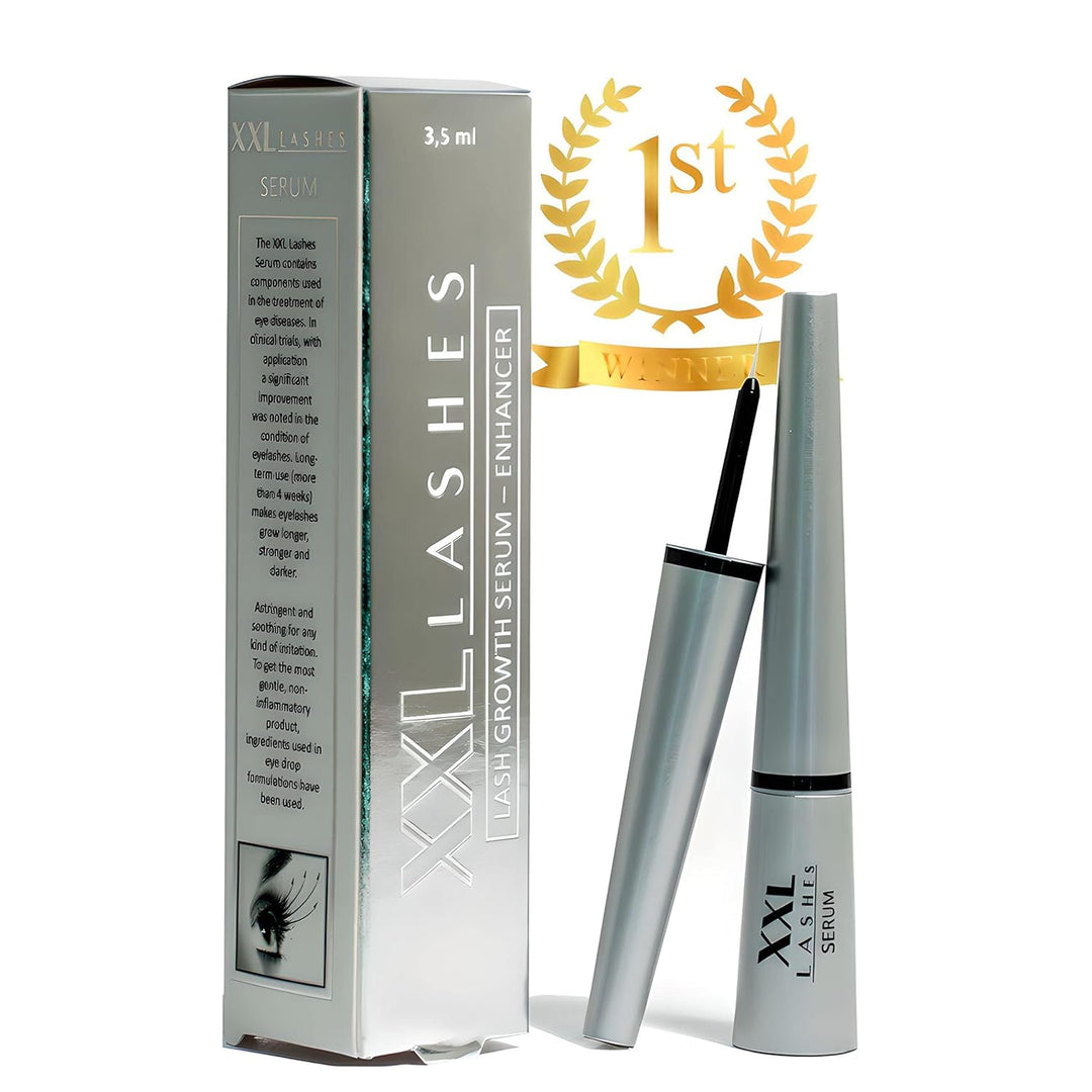 XXL Lashes Wimpernserum, Augenbrauenserum für schnelles Wimpern- und Augenbrauenwachstum - Getestete