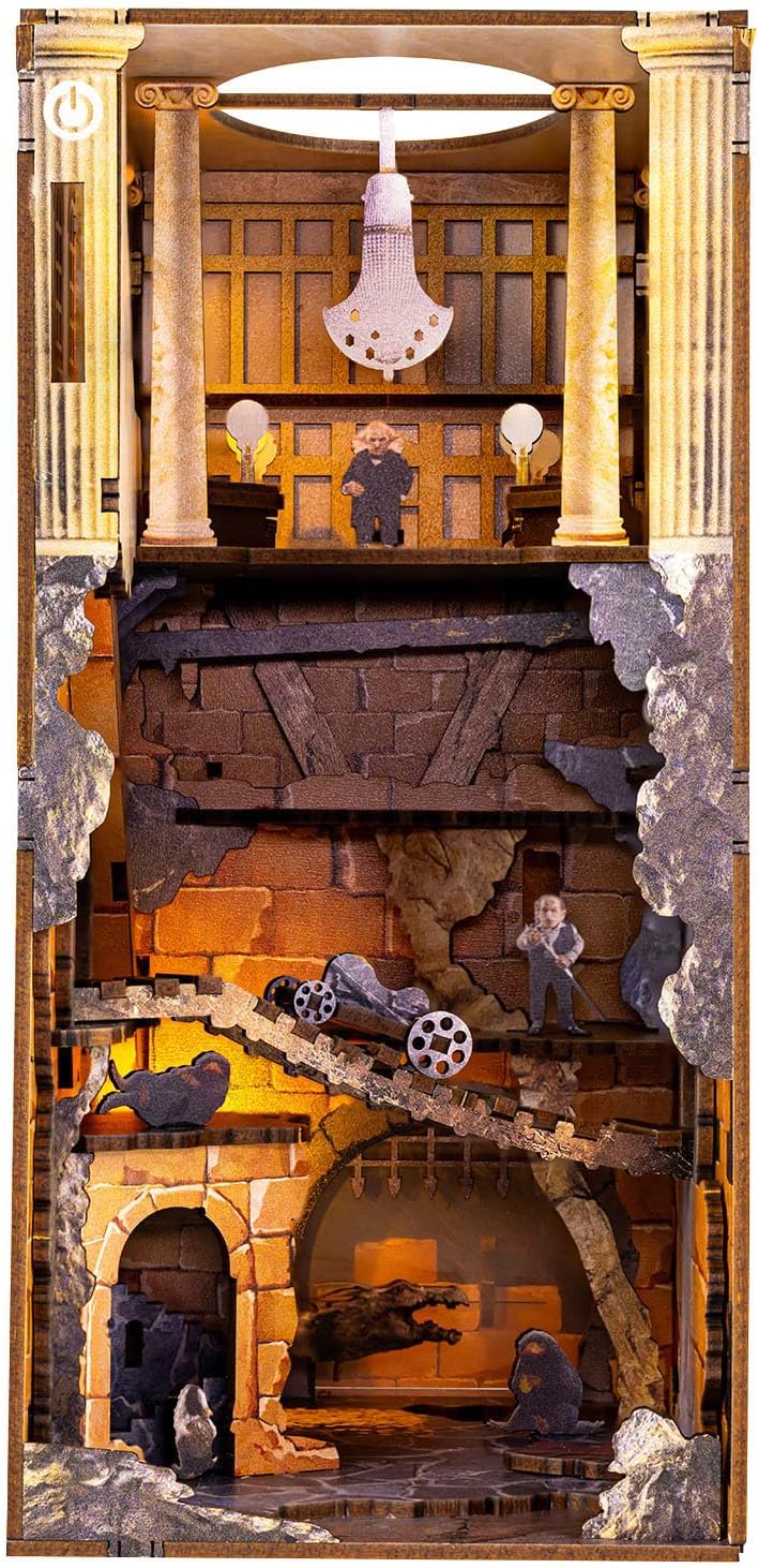 Revell Modellbausatz Tiny Adventures, Gringotts Bank Harry Potter, 3D Miniaturhaus, DIY Book Nook Ho