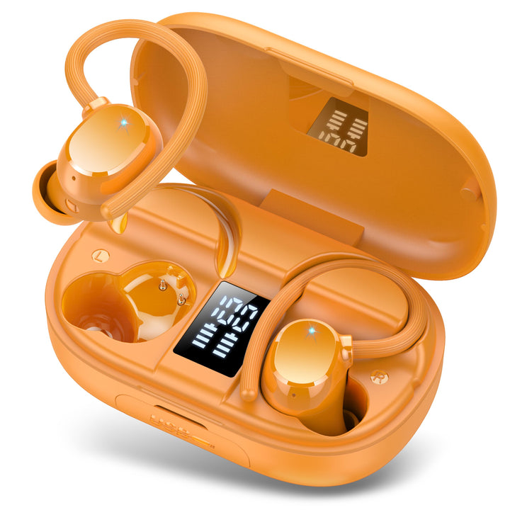 Bluetooth Kopfhörer Sport, In Ear Kopfhörer Kabellos Bluetooth 5.3 Kabellose Kopfhörer mit 4 Mic, 12