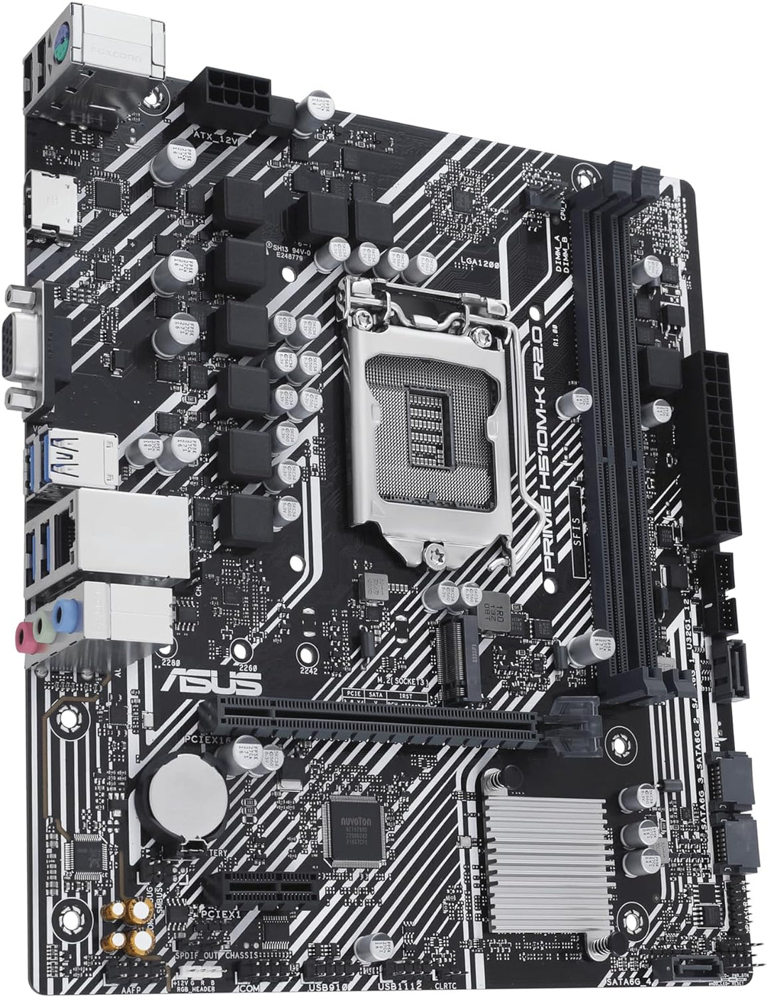 ASUS Prime H510M-K R2.0 Mainboard Sockel Intel LGA 1200 (Intel H470 Chipsatz, micro-ATX, DDR4 Speich