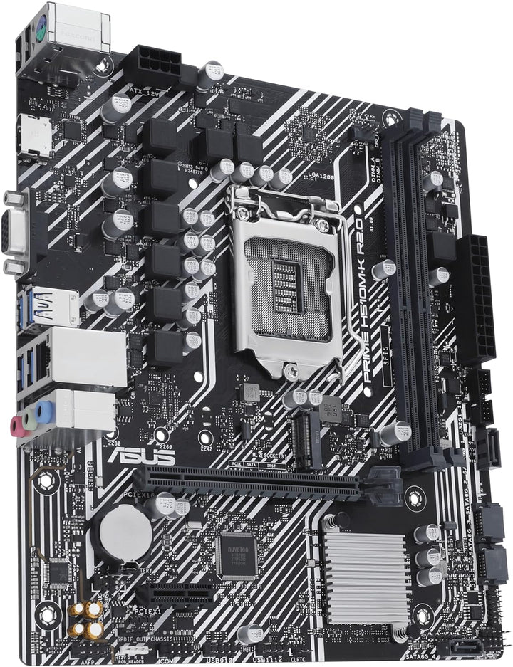 ASUS Prime H510M-K R2.0 Mainboard Sockel Intel LGA 1200 (Intel H470 Chipsatz, micro-ATX, DDR4 Speich