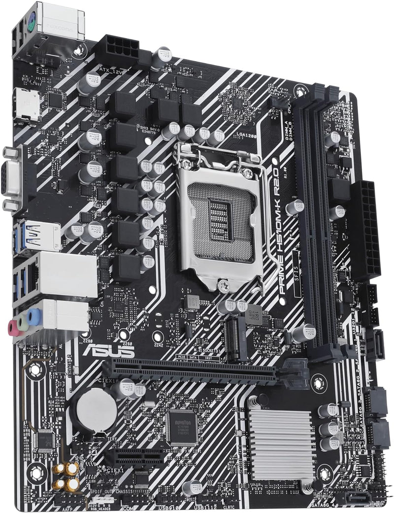 ASUS Prime H510M-K R2.0 Mainboard Sockel Intel LGA 1200 (Intel H470 Chipsatz, micro-ATX, DDR4 Speich