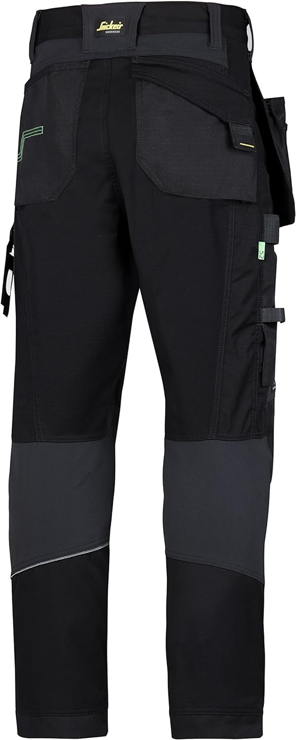Snickers Workwear Herren Snickers bukser FlexiWork Arbeitshose m HP, Schwarz, 50 EU 50 Schwarz, 50 S