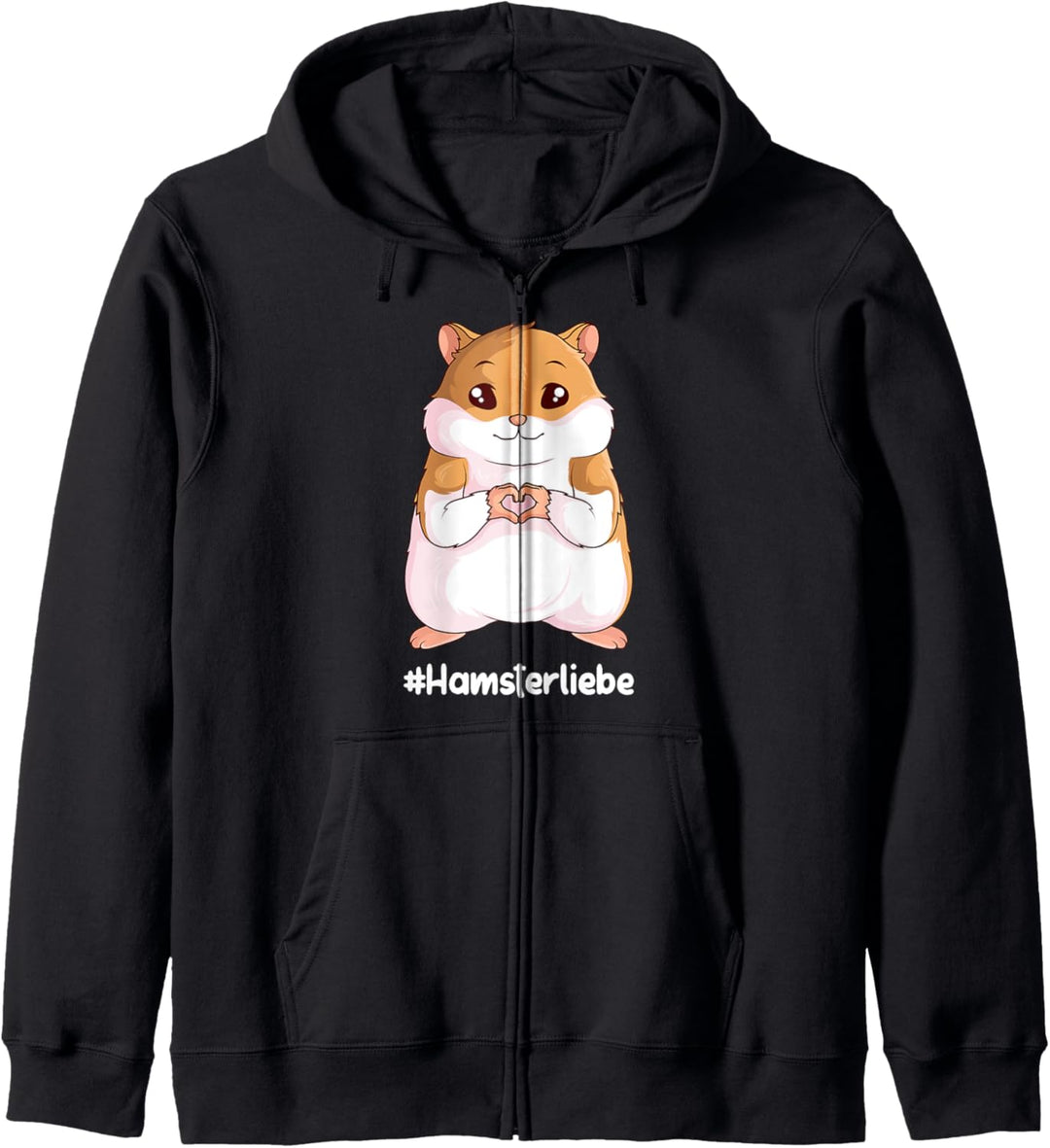 Hamsterliebe Hamster Goldhamster Mädchen Frauen Kinder Kapuzenjacke
