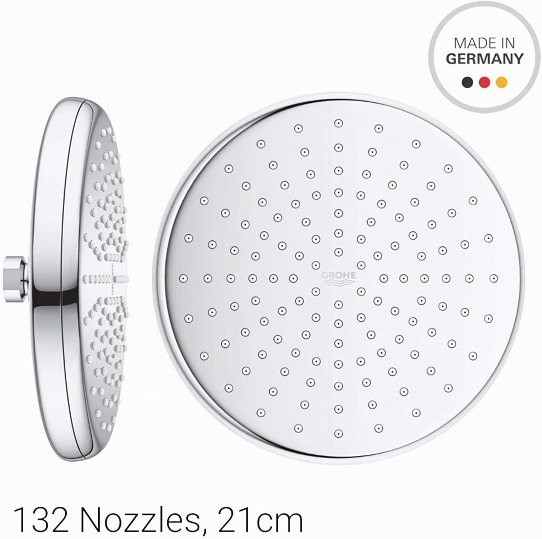 GROHE Tempesta 210 - Kopfbrause (wassersparend, Ø 210 mm, Antikalk-System, perfektes Strahlbild), ch
