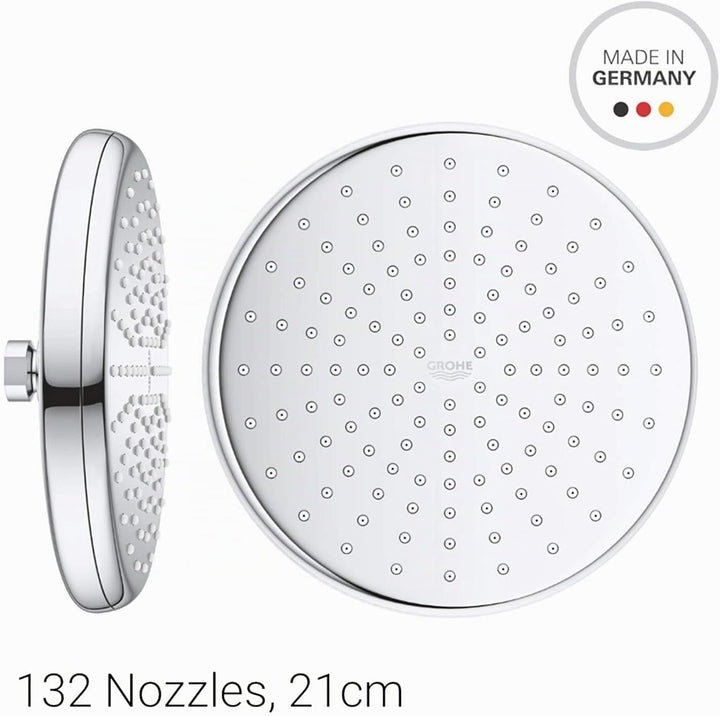 GROHE Tempesta 210 - Kopfbrause (wassersparend, Ø 210 mm, Antikalk-System, perfektes Strahlbild), ch