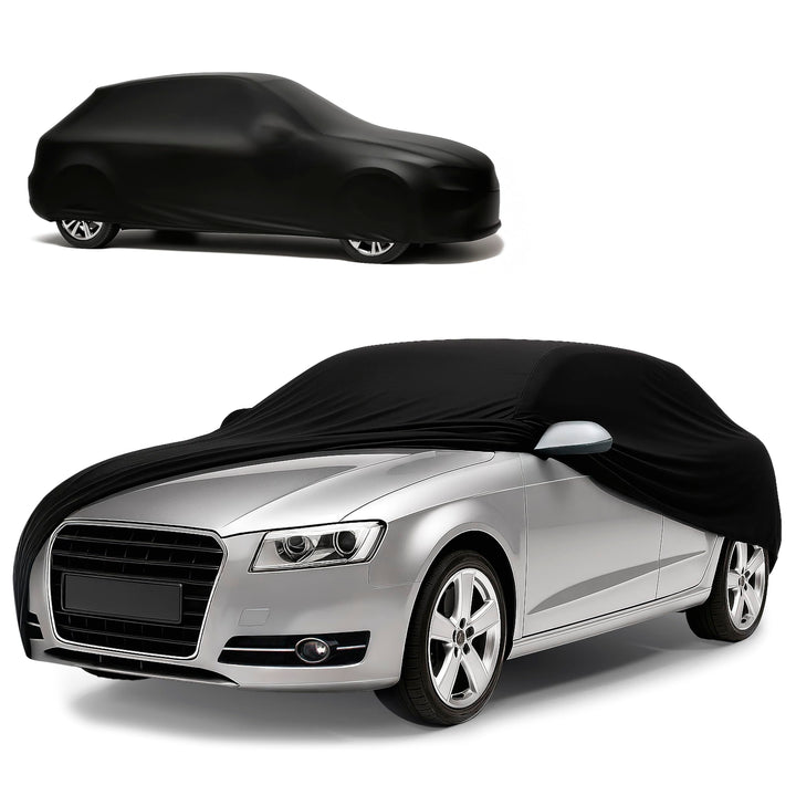 Walser Abdeckung Auto Indoor Stretch Basic, Autoabdeckung Winter, staubdichte Autogarage Abdeckung,