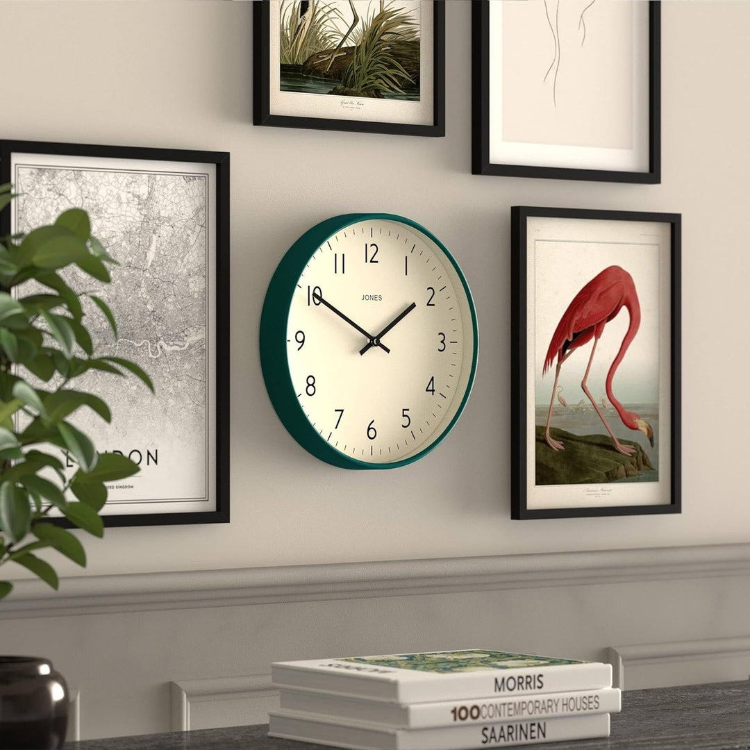 JONES CLOCKS® Studio Runde Wanduhr – Runde Uhr – Moderne Uhr – Designer Wand Uhren – Küchenuhr – Woh